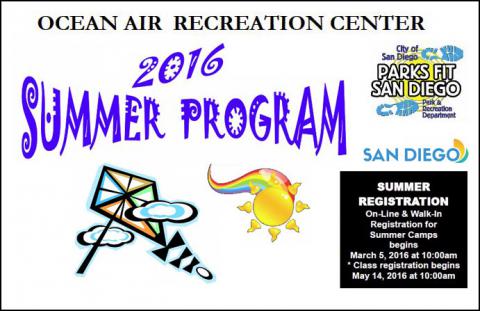 Ocean Air Park Summer Program 2016