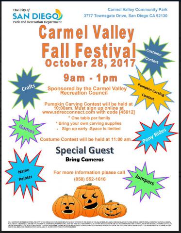 Fall Festival flyer